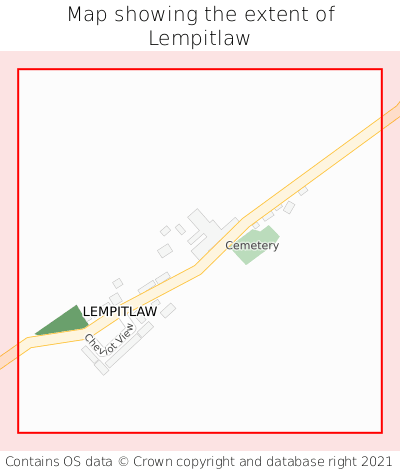 Map showing extent of Lempitlaw as bounding box