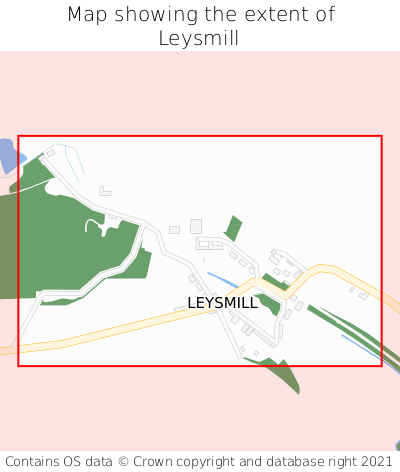 Map showing extent of Leysmill as bounding box