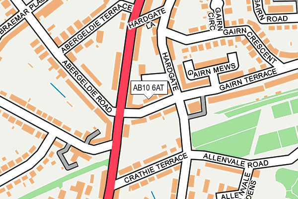 AB10 6AT map - OS OpenMap – Local (Ordnance Survey) AB10 6AT map - OS OpenMap – Local (Ordnance Survey)