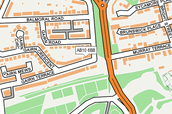AB10 6BB map - OS OpenMap – Local (Ordnance Survey) AB10 6BB map - OS OpenMap – Local (Ordnance Survey)