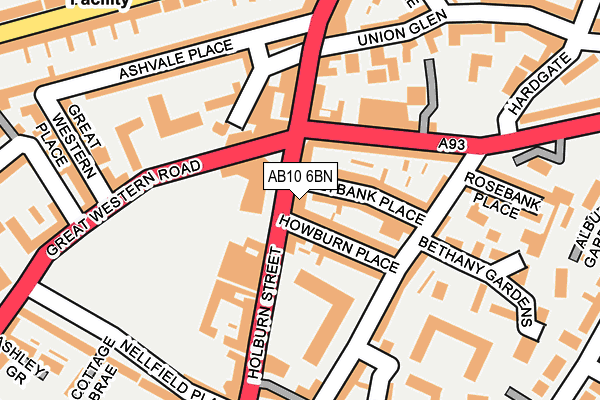 AB10 6BN map - OS OpenMap – Local (Ordnance Survey) AB10 6BN map - OS OpenMap – Local (Ordnance Survey)