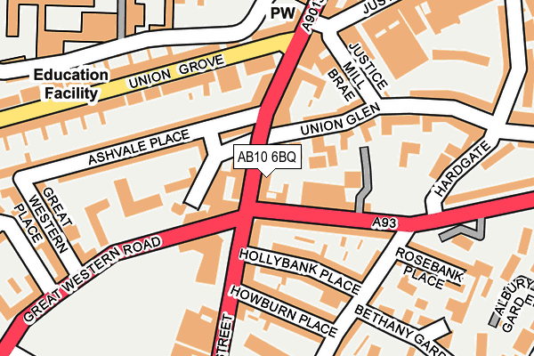 AB10 6BQ map - OS OpenMap – Local (Ordnance Survey) AB10 6BQ map - OS OpenMap – Local (Ordnance Survey)