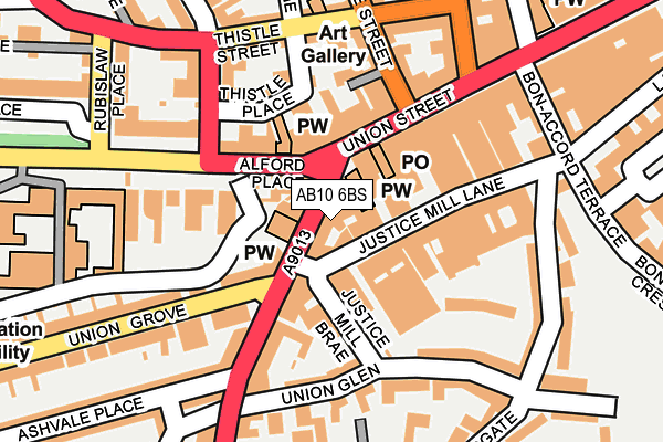 AB10 6BS map - OS OpenMap – Local (Ordnance Survey) AB10 6BS map - OS OpenMap – Local (Ordnance Survey)