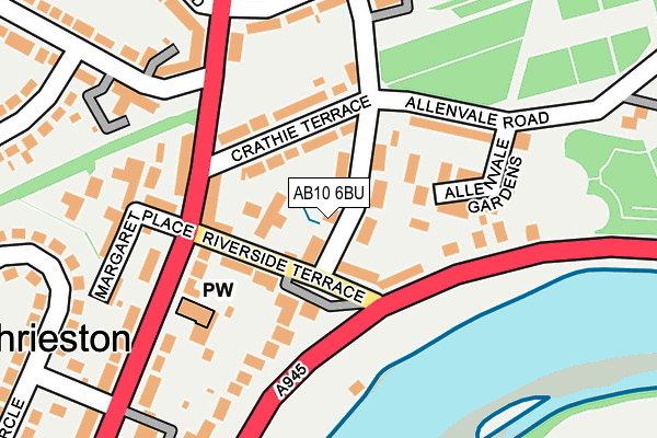 AB10 6BU map - OS OpenMap – Local (Ordnance Survey) AB10 6BU map - OS OpenMap – Local (Ordnance Survey)
