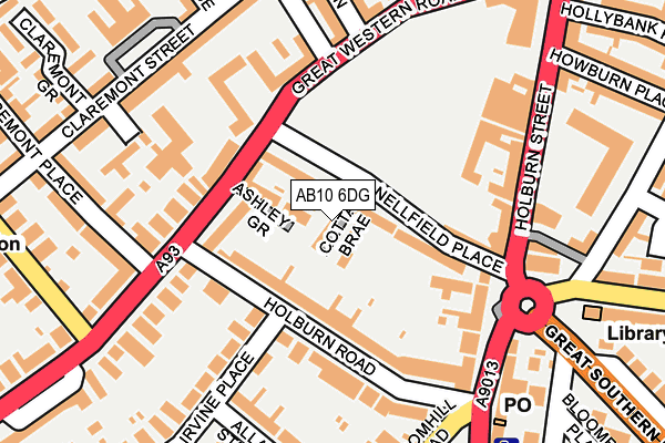 AB10 6DG map - OS OpenMap – Local (Ordnance Survey) AB10 6DG map - OS OpenMap – Local (Ordnance Survey)