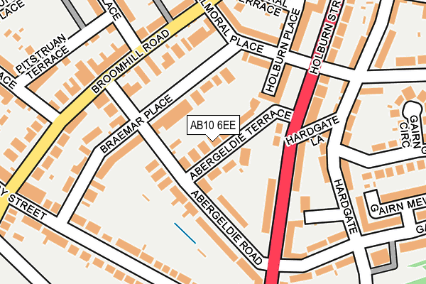 AB10 6EE map - OS OpenMap – Local (Ordnance Survey) AB10 6EE map - OS OpenMap – Local (Ordnance Survey)