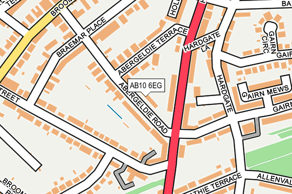 AB10 6EG map - OS OpenMap – Local (Ordnance Survey) AB10 6EG map - OS OpenMap – Local (Ordnance Survey)