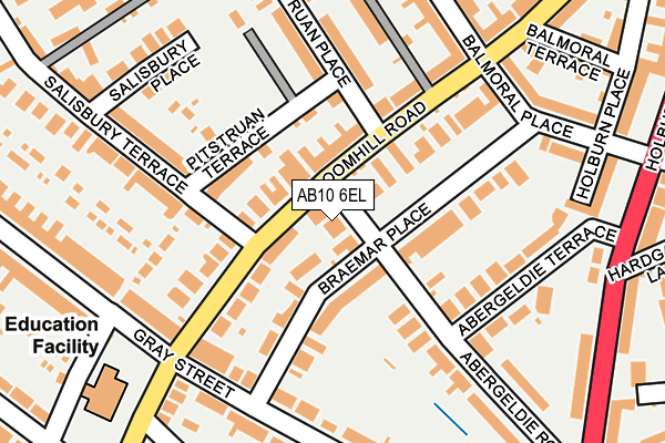 AB10 6EL map - OS OpenMap – Local (Ordnance Survey) AB10 6EL map - OS OpenMap – Local (Ordnance Survey)