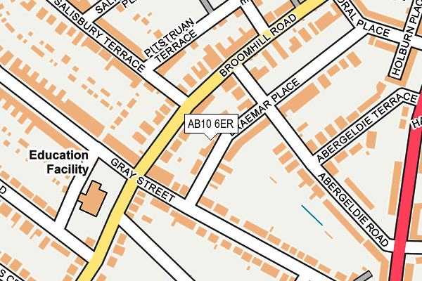 AB10 6ER map - OS OpenMap – Local (Ordnance Survey) AB10 6ER map - OS OpenMap – Local (Ordnance Survey)