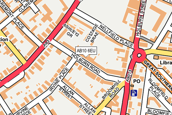 AB10 6EU map - OS OpenMap – Local (Ordnance Survey) AB10 6EU map - OS OpenMap – Local (Ordnance Survey)