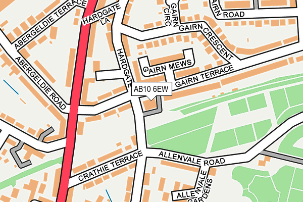 AB10 6EW map - OS OpenMap – Local (Ordnance Survey) AB10 6EW map - OS OpenMap – Local (Ordnance Survey)