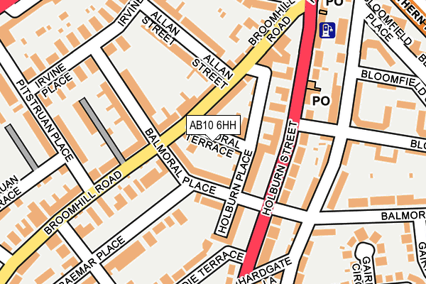 AB10 6HH map - OS OpenMap – Local (Ordnance Survey) AB10 6HH map - OS OpenMap – Local (Ordnance Survey)