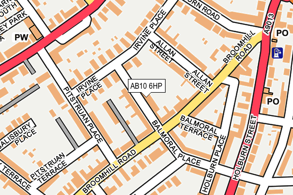 AB10 6HP map - OS OpenMap – Local (Ordnance Survey) AB10 6HP map - OS OpenMap – Local (Ordnance Survey)