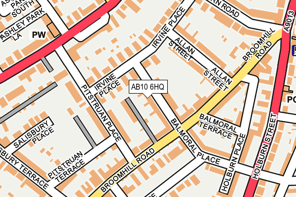 AB10 6HQ map - OS OpenMap – Local (Ordnance Survey) AB10 6HQ map - OS OpenMap – Local (Ordnance Survey)