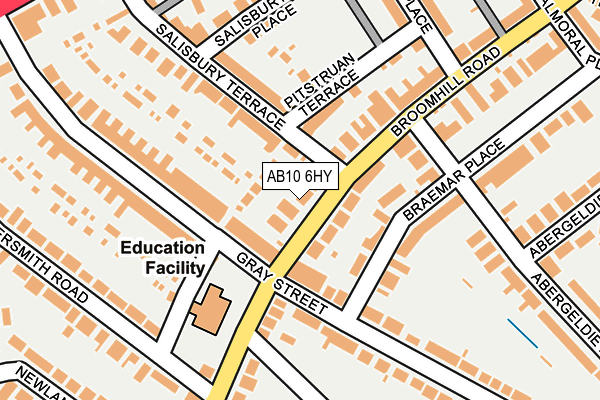 AB10 6HY map - OS OpenMap – Local (Ordnance Survey) AB10 6HY map - OS OpenMap – Local (Ordnance Survey)