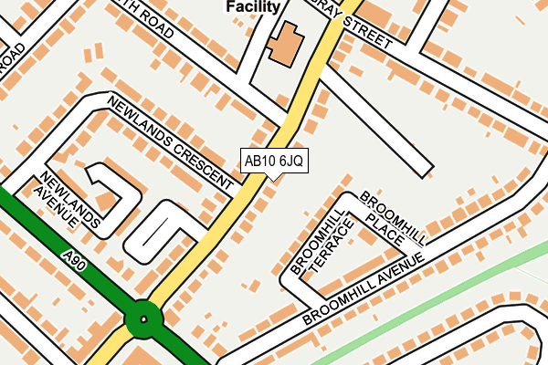 AB10 6JQ map - OS OpenMap – Local (Ordnance Survey) AB10 6JQ map - OS OpenMap – Local (Ordnance Survey)