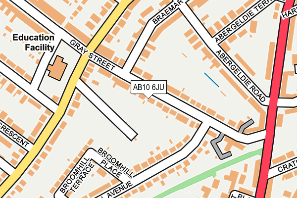 AB10 6JU map - OS OpenMap – Local (Ordnance Survey) AB10 6JU map - OS OpenMap – Local (Ordnance Survey)
