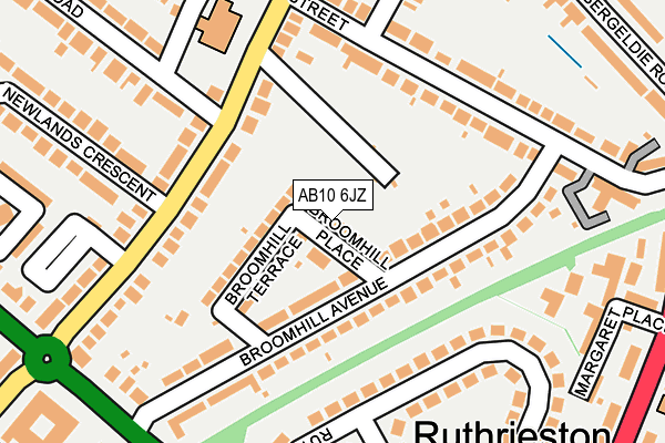 AB10 6JZ map - OS OpenMap – Local (Ordnance Survey) AB10 6JZ map - OS OpenMap – Local (Ordnance Survey)