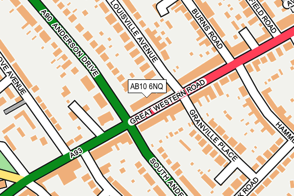 AB10 6NQ map - OS OpenMap – Local (Ordnance Survey) AB10 6NQ map - OS OpenMap – Local (Ordnance Survey)