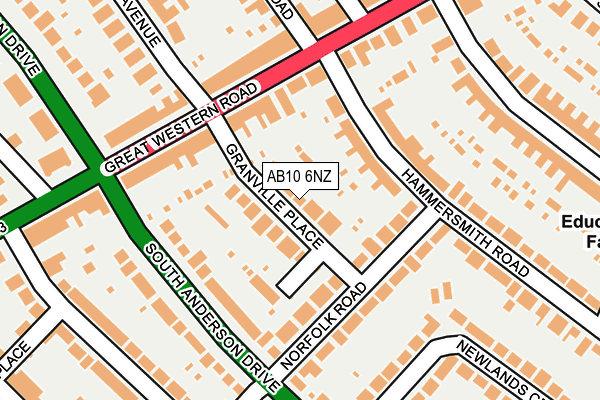 AB10 6NZ map - OS OpenMap – Local (Ordnance Survey) AB10 6NZ map - OS OpenMap – Local (Ordnance Survey)