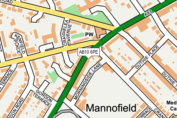 AB10 6PE map - OS OpenMap – Local (Ordnance Survey) AB10 6PE map - OS OpenMap – Local (Ordnance Survey)