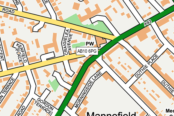 AB10 6PG map - OS OpenMap – Local (Ordnance Survey) AB10 6PG map - OS OpenMap – Local (Ordnance Survey)