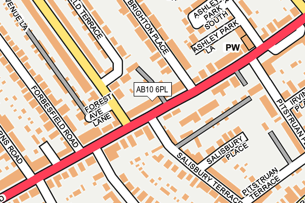AB10 6PL map - OS OpenMap – Local (Ordnance Survey) AB10 6PL map - OS OpenMap – Local (Ordnance Survey)