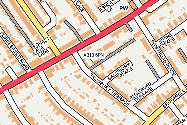 AB10 6PN map - OS OpenMap – Local (Ordnance Survey) AB10 6PN map - OS OpenMap – Local (Ordnance Survey)