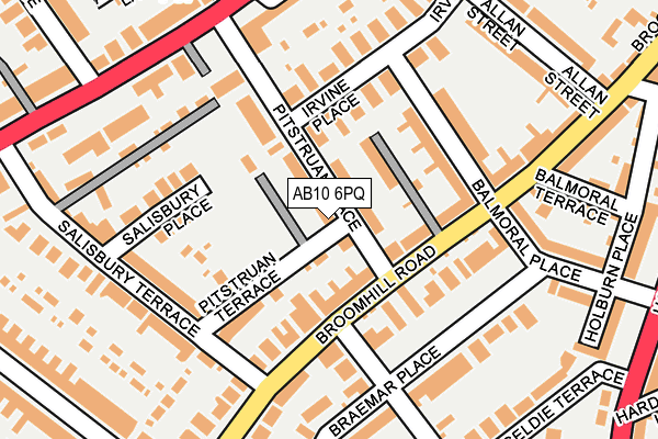 AB10 6PQ map - OS OpenMap – Local (Ordnance Survey) AB10 6PQ map - OS OpenMap – Local (Ordnance Survey)
