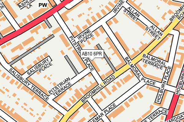 AB10 6PR map - OS OpenMap – Local (Ordnance Survey) AB10 6PR map - OS OpenMap – Local (Ordnance Survey)