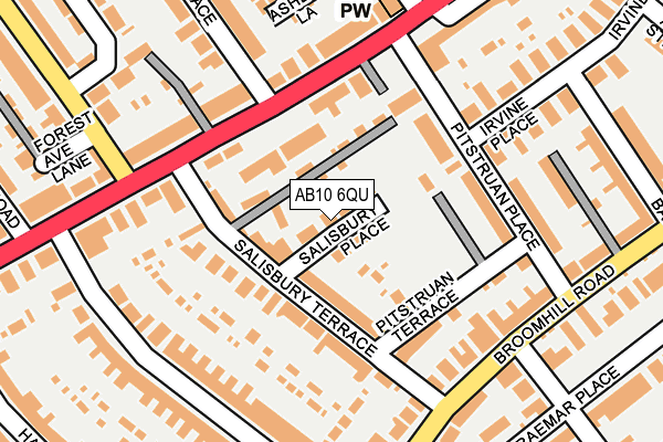 AB10 6QU map - OS OpenMap – Local (Ordnance Survey) AB10 6QU map - OS OpenMap – Local (Ordnance Survey)