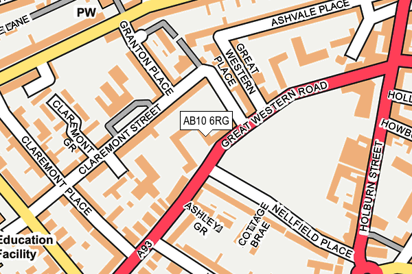 AB10 6RG map - OS OpenMap – Local (Ordnance Survey) AB10 6RG map - OS OpenMap – Local (Ordnance Survey)