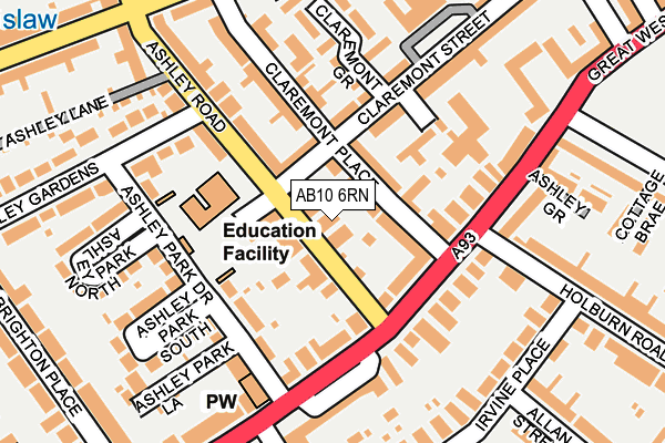 AB10 6RN map - OS OpenMap – Local (Ordnance Survey) AB10 6RN map - OS OpenMap – Local (Ordnance Survey)