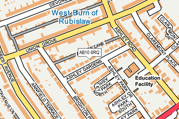 AB10 6RQ map - OS OpenMap – Local (Ordnance Survey) AB10 6RQ map - OS OpenMap – Local (Ordnance Survey)