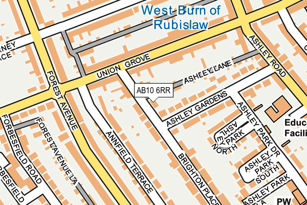 AB10 6RR map - OS OpenMap – Local (Ordnance Survey) AB10 6RR map - OS OpenMap – Local (Ordnance Survey)