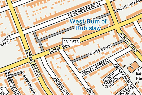 AB10 6TB map - OS OpenMap – Local (Ordnance Survey) AB10 6TB map - OS OpenMap – Local (Ordnance Survey)