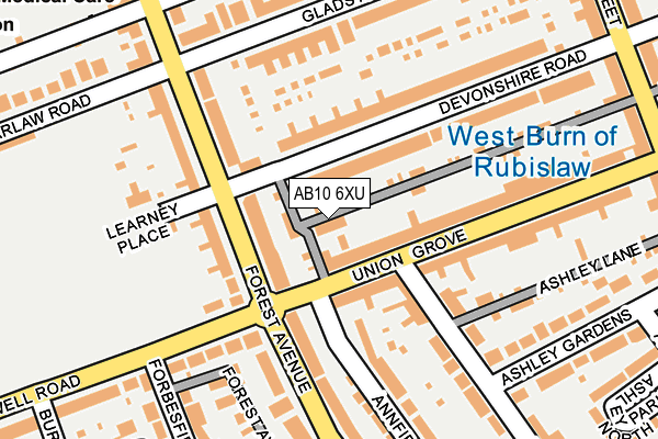 AB10 6XU map - OS OpenMap – Local (Ordnance Survey) AB10 6XU map - OS OpenMap – Local (Ordnance Survey)
