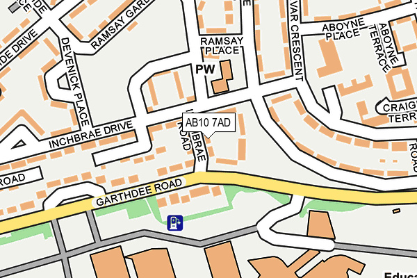 AB10 7AD map - OS OpenMap – Local (Ordnance Survey) AB10 7AD map - OS OpenMap – Local (Ordnance Survey)