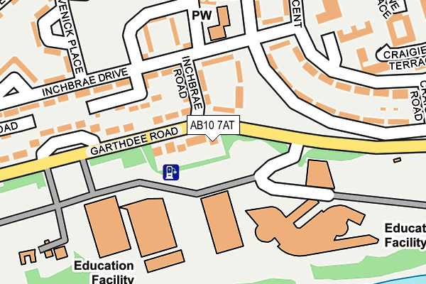 AB10 7AT map - OS OpenMap – Local (Ordnance Survey) AB10 7AT map - OS OpenMap – Local (Ordnance Survey)