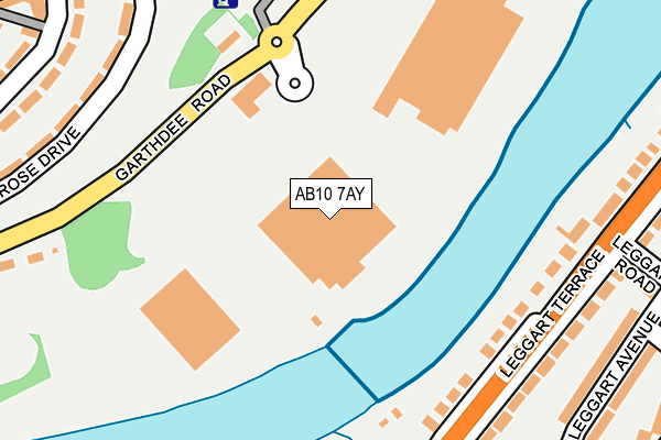 AB10 7AY map - OS OpenMap – Local (Ordnance Survey) AB10 7AY map - OS OpenMap – Local (Ordnance Survey)