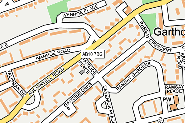 AB10 7BG map - OS OpenMap – Local (Ordnance Survey) AB10 7BG map - OS OpenMap – Local (Ordnance Survey)