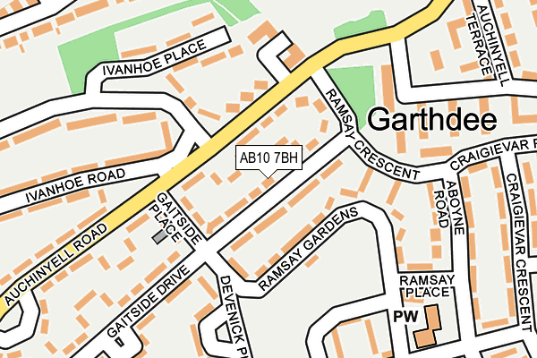 AB10 7BH map - OS OpenMap – Local (Ordnance Survey) AB10 7BH map - OS OpenMap – Local (Ordnance Survey)