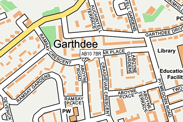 AB10 7BR map - OS OpenMap – Local (Ordnance Survey) AB10 7BR map - OS OpenMap – Local (Ordnance Survey)