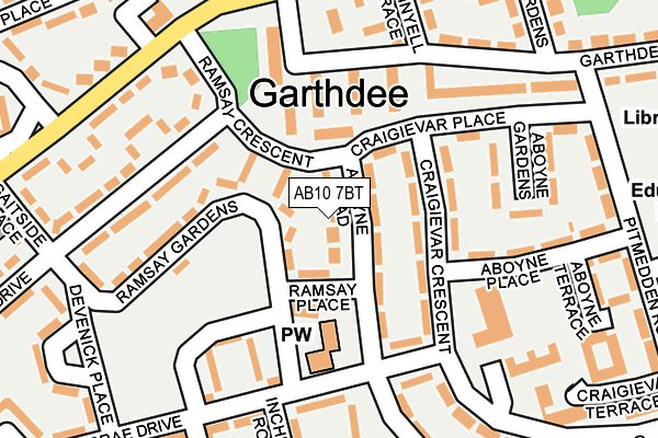 AB10 7BT map - OS OpenMap – Local (Ordnance Survey) AB10 7BT map - OS OpenMap – Local (Ordnance Survey)
