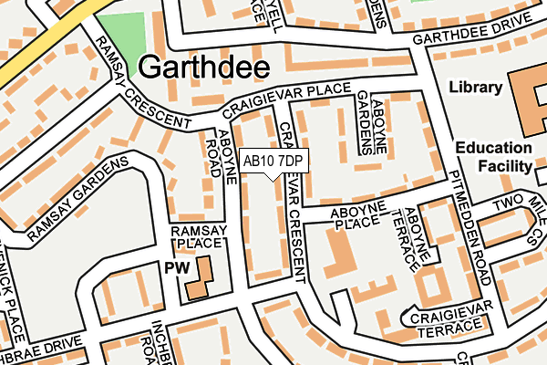 AB10 7DP map - OS OpenMap – Local (Ordnance Survey) AB10 7DP map - OS OpenMap – Local (Ordnance Survey)