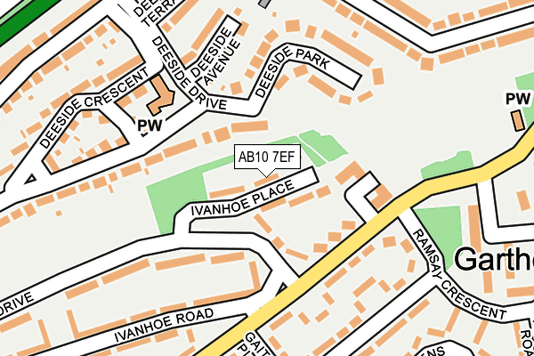 AB10 7EF map - OS OpenMap – Local (Ordnance Survey) AB10 7EF map - OS OpenMap – Local (Ordnance Survey)