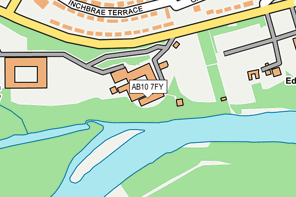 AB10 7FY map - OS OpenMap – Local (Ordnance Survey) AB10 7FY map - OS OpenMap – Local (Ordnance Survey)