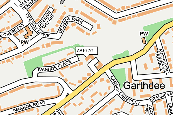 AB10 7GL map - OS OpenMap – Local (Ordnance Survey) AB10 7GL map - OS OpenMap – Local (Ordnance Survey)