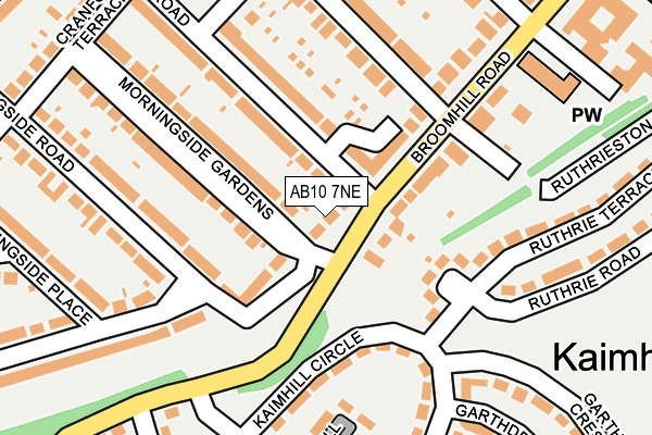 AB10 7NE map - OS OpenMap – Local (Ordnance Survey) AB10 7NE map - OS OpenMap – Local (Ordnance Survey)