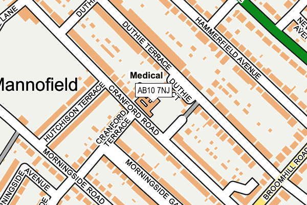 AB10 7NJ map - OS OpenMap – Local (Ordnance Survey) AB10 7NJ map - OS OpenMap – Local (Ordnance Survey)